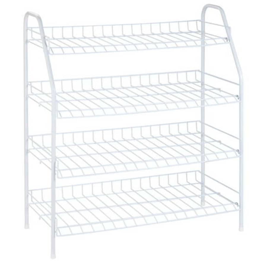 Honey Can Do Honey-Can-Do 4-Tier Metal Shoe Rack for $28 Honey Can Do Honey-Can-Do 4-Tier Metal Shoe Rack for $28
