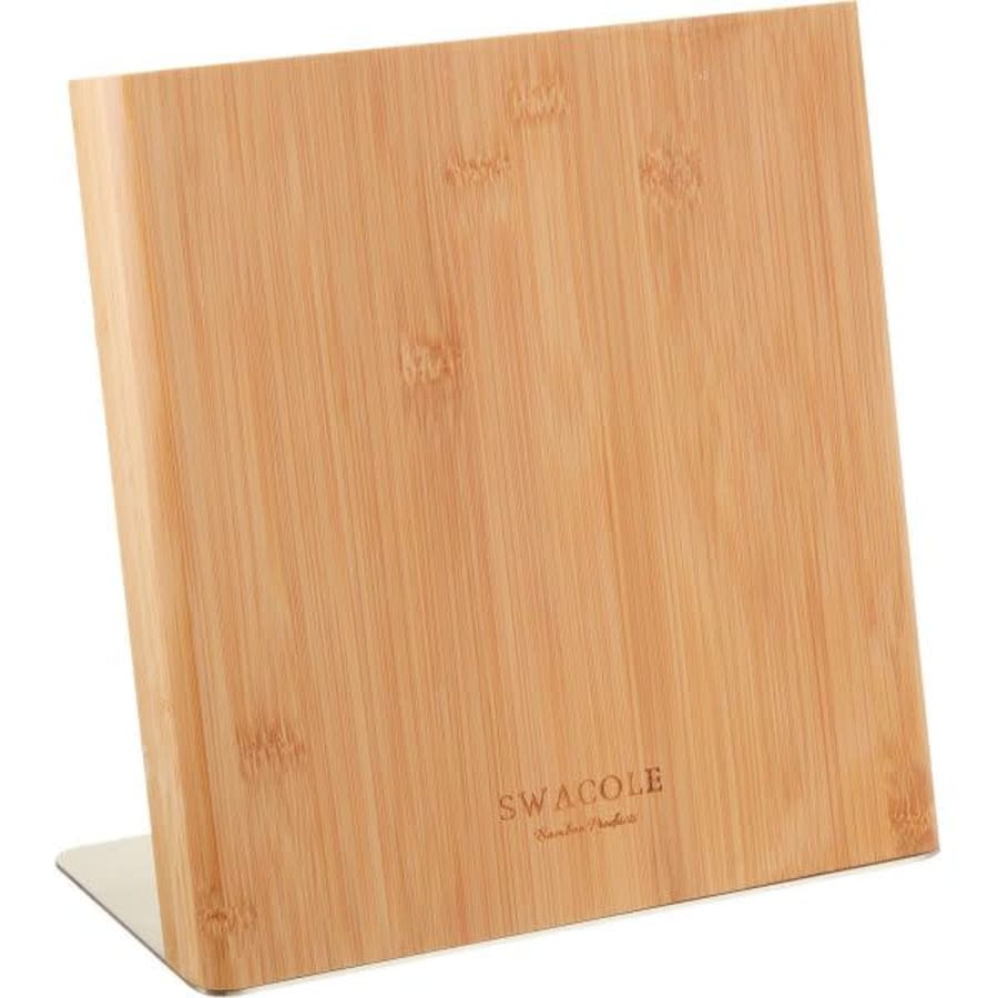 Bamboo Magnetic Knife Holder for $15