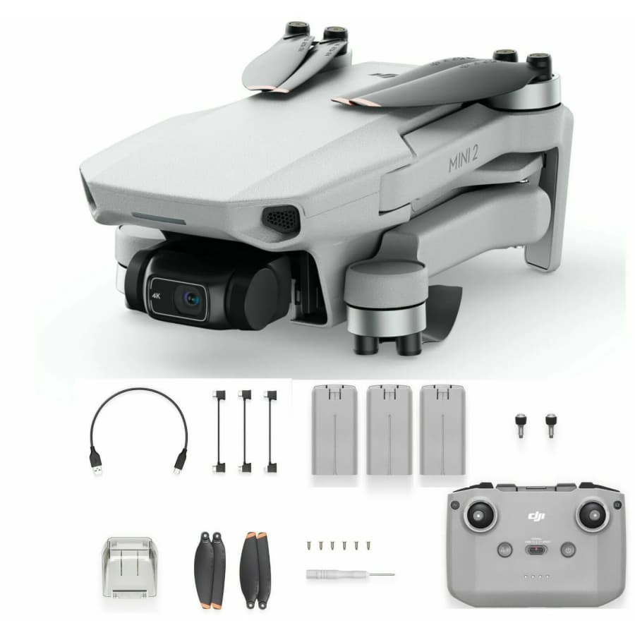 DJI Mini 2 4K Quadcopter Drone 3-Battery Bundle for $373 DJI Mini 2 4K Quadcopter Drone 3-Battery Bundle for $373