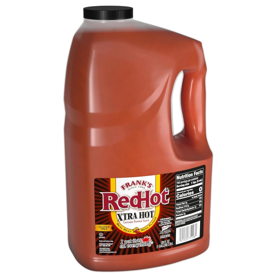 Frank's RedHot Xtra Hot Hot Sauce 1-Gallon Bottle for $8 via Sub & Save