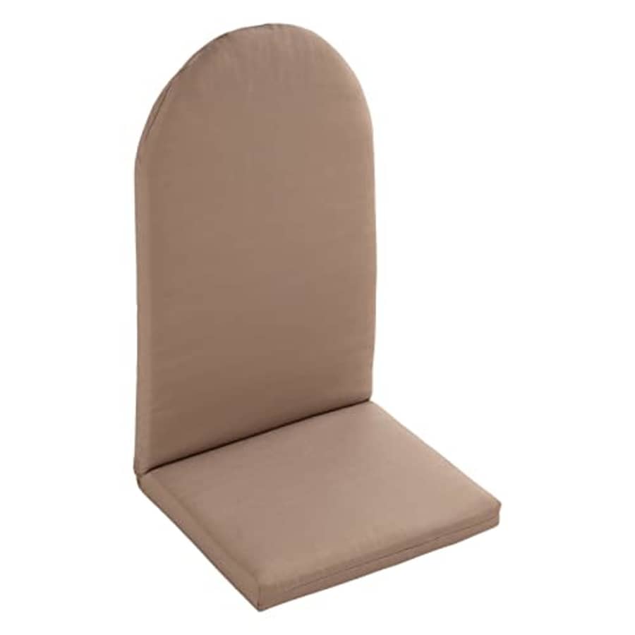 BrylaneHome Adirondack Chair Cushion Patio Seat Padding, Khaki Brown for $70