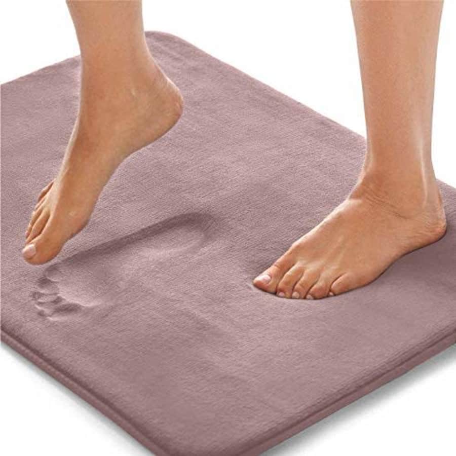 Gorilla Grip Thick Memory Foam Bath Rug, Soft Absorbent Luxury Mats, 60x17, Plush Velvet Topside, for $10 Gorilla Grip Thick Memory Foam Bath Rug, Soft Absorbent Luxury Mats, 60x17, Plush Velvet Topside, for $10
