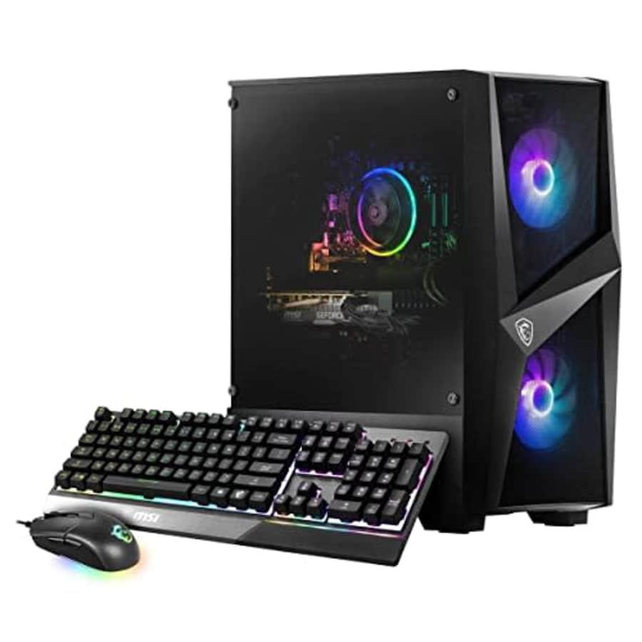 MSI Codex R (Tower) Gaming Desktop, Intel Core i5-12400F, GeForce RTX 3050, 16GB Memory (Dual-CHL), for $999