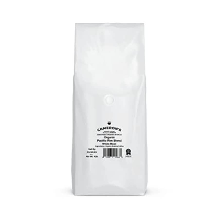 Cameron's Coffee Organic Pacific Rim Blend Whole Bean Coffee, Medium Roast, 100% Arabica, Bulk, for $44 Cameron's Coffee Organic Pacific Rim Blend Whole Bean Coffee, Medium Roast, 100% Arabica, Bulk, for $44