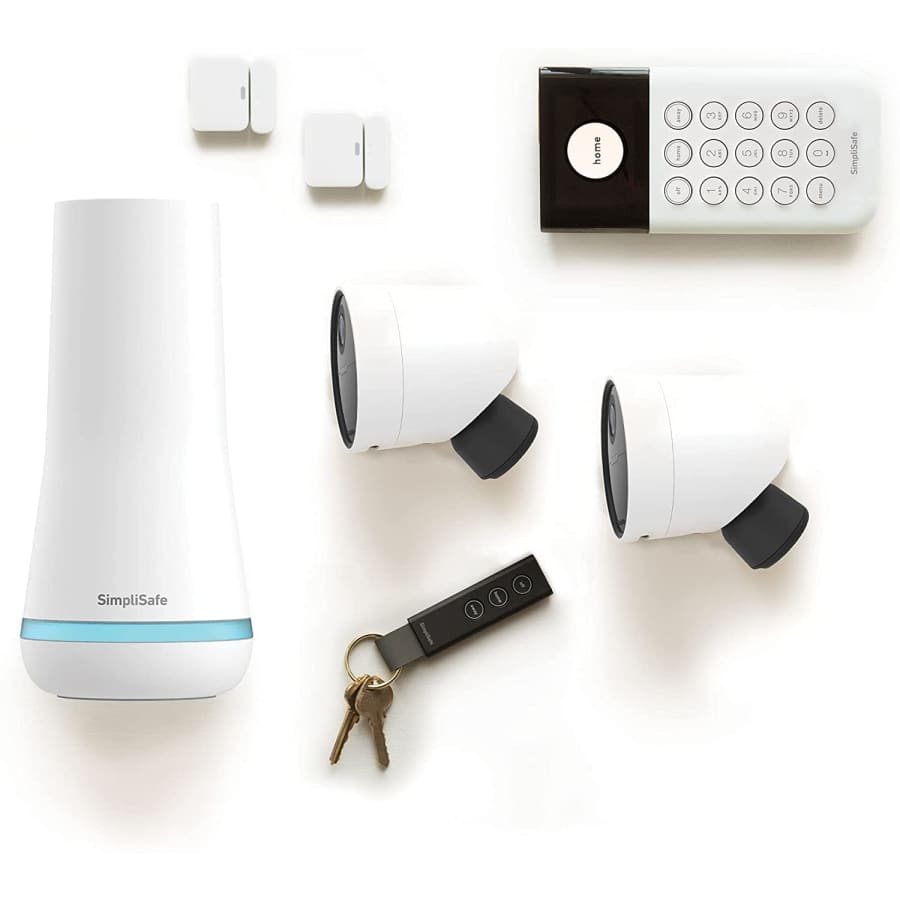 SimpliSafe 7-Piece Home Security System with 2 Wireless Cameras for $450