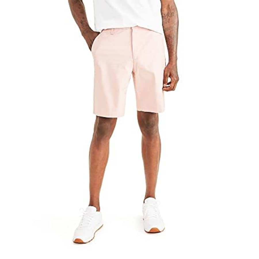Dockers Men's Ultimate Straight Fit Supreme Flex Shorts (Standard and Big & Tall), (New) Rose Dawn for $35 Dockers Men's Ultimate Straight Fit Supreme Flex Shorts (Standard and Big & Tall), (New) Rose Dawn for $35