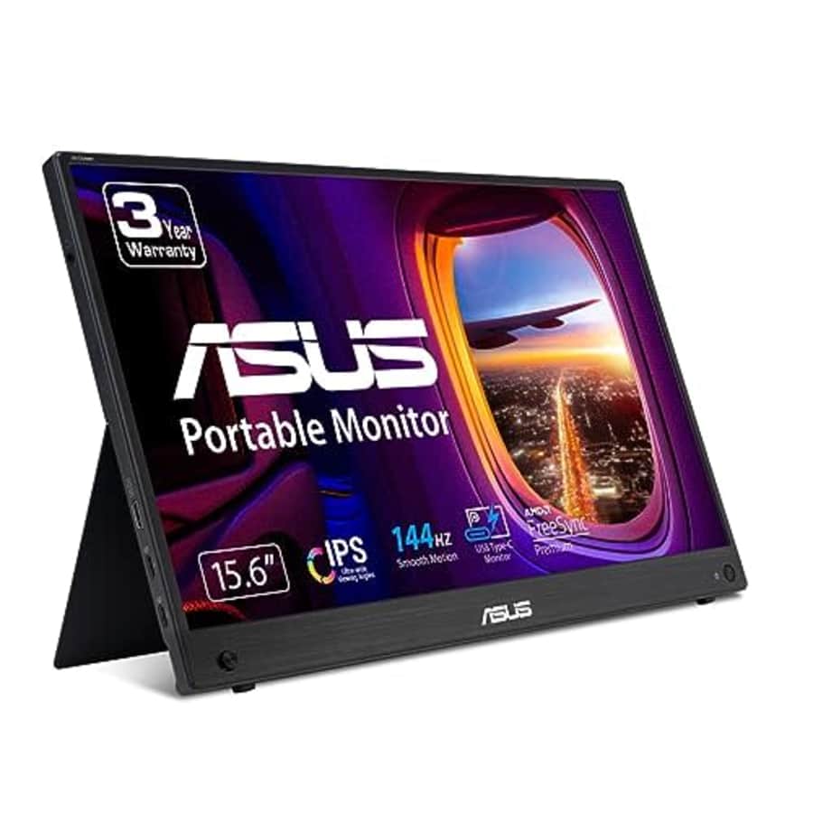 ASUS ZenScreen 15.6 1080P Portable USB-C Monitor (MB16AHG) - Full HD, IPS, 144Hz, Mini-HDMI, for $219 ASUS ZenScreen 15.6 1080P Portable USB-C Monitor (MB16AHG) - Full HD, IPS, 144Hz, Mini-HDMI, for $219