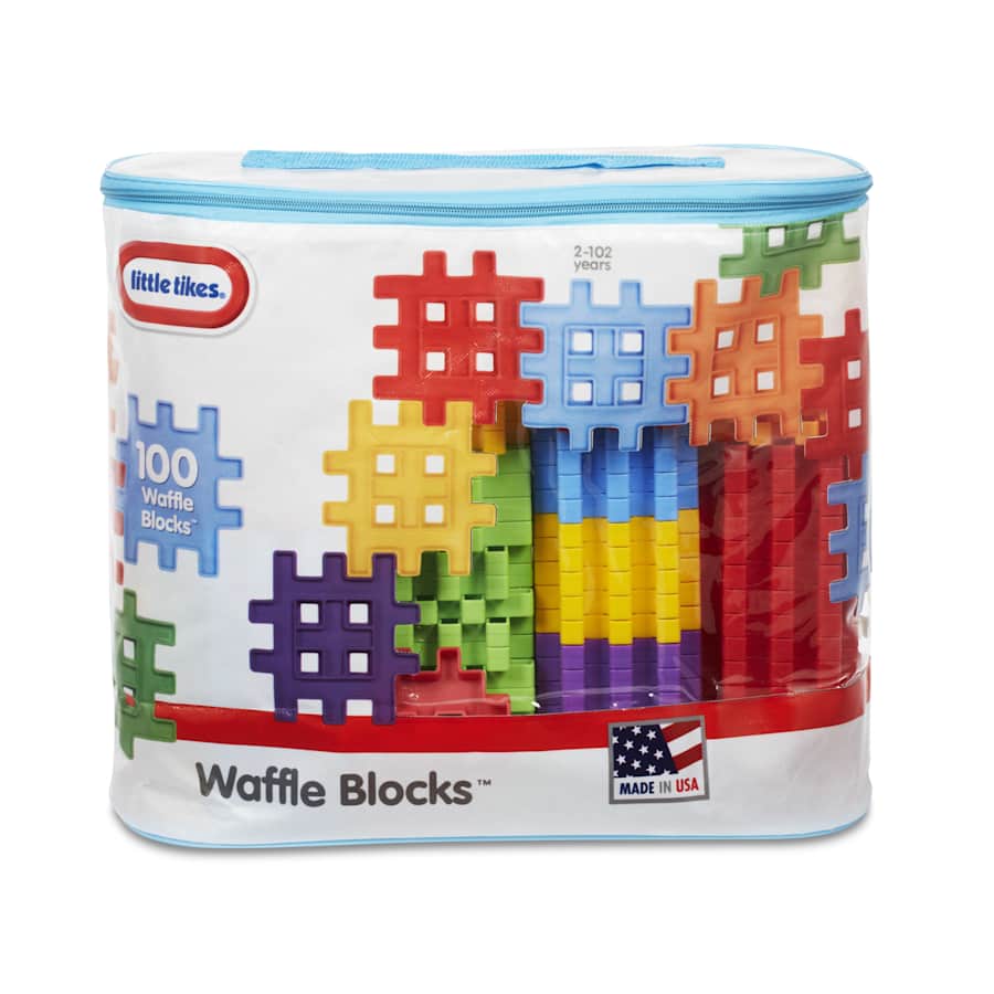 Little Tikes Waffle Blocks 100-Piece Bag for $15 Little Tikes Waffle Blocks 100-Piece Bag for $15
