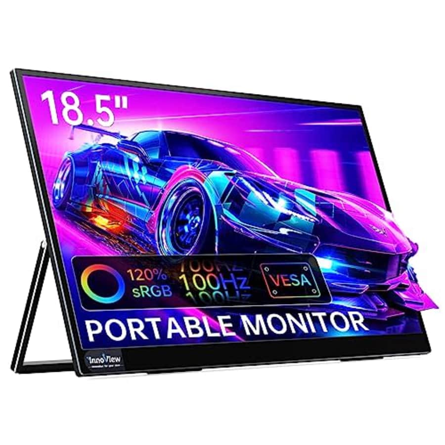 InnoView Portable Monitor 18.5 inch 100HZ 120% sRGB, 1080P FHD IPS Large Portable Monitor for for $180 InnoView Portable Monitor 18.5 inch 100HZ 120% sRGB, 1080P FHD IPS Large Portable Monitor for for $180