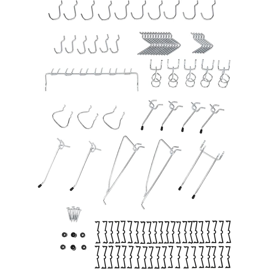 Amazon Basics Pegboard Hooks and Organizer 51-Piece Assortment for $7 Amazon Basics Pegboard Hooks and Organizer 51-Piece Assortment for $7