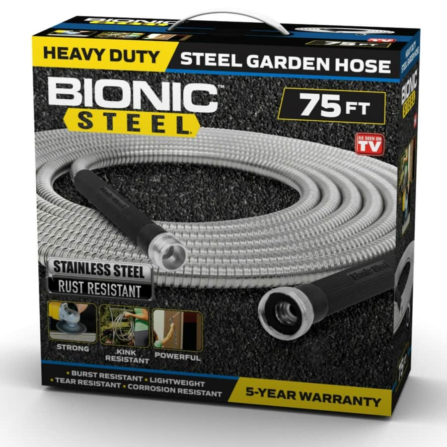 Bionic Steel 100-Foot Stainless Steel Garden Hose for $43 Bionic Steel 100-Foot Stainless Steel Garden Hose for $43