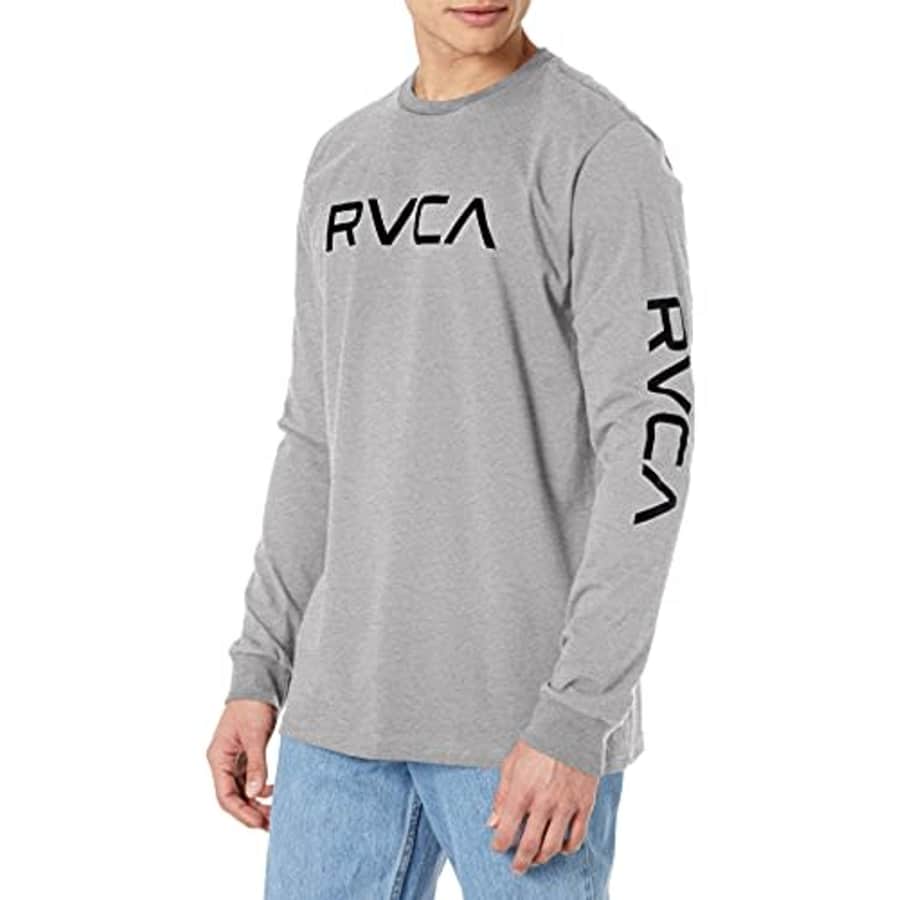 RVCA Men's Graphic Long Sleeve Crew Neck Tee Shirt, Big L/S/Athletic, Medium for $24 RVCA Men's Graphic Long Sleeve Crew Neck Tee Shirt, Big L/S/Athletic, Medium for $24