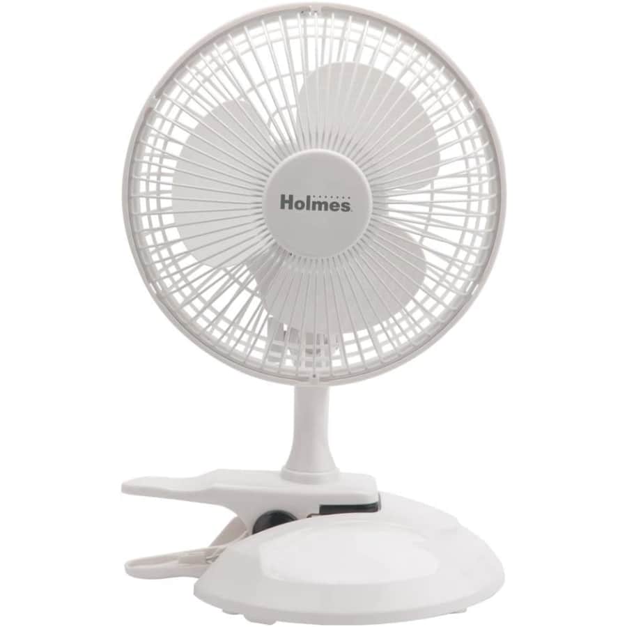 Holmes 6" 2-Speed Convertible Desk/Clip Fan for $19