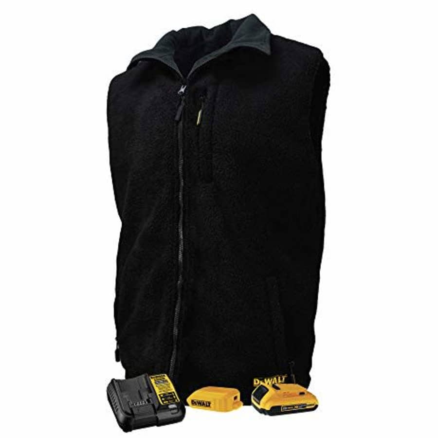 Dewalt Unisex Heated Reversible Vest Kitted - Black - Size 3X for $263