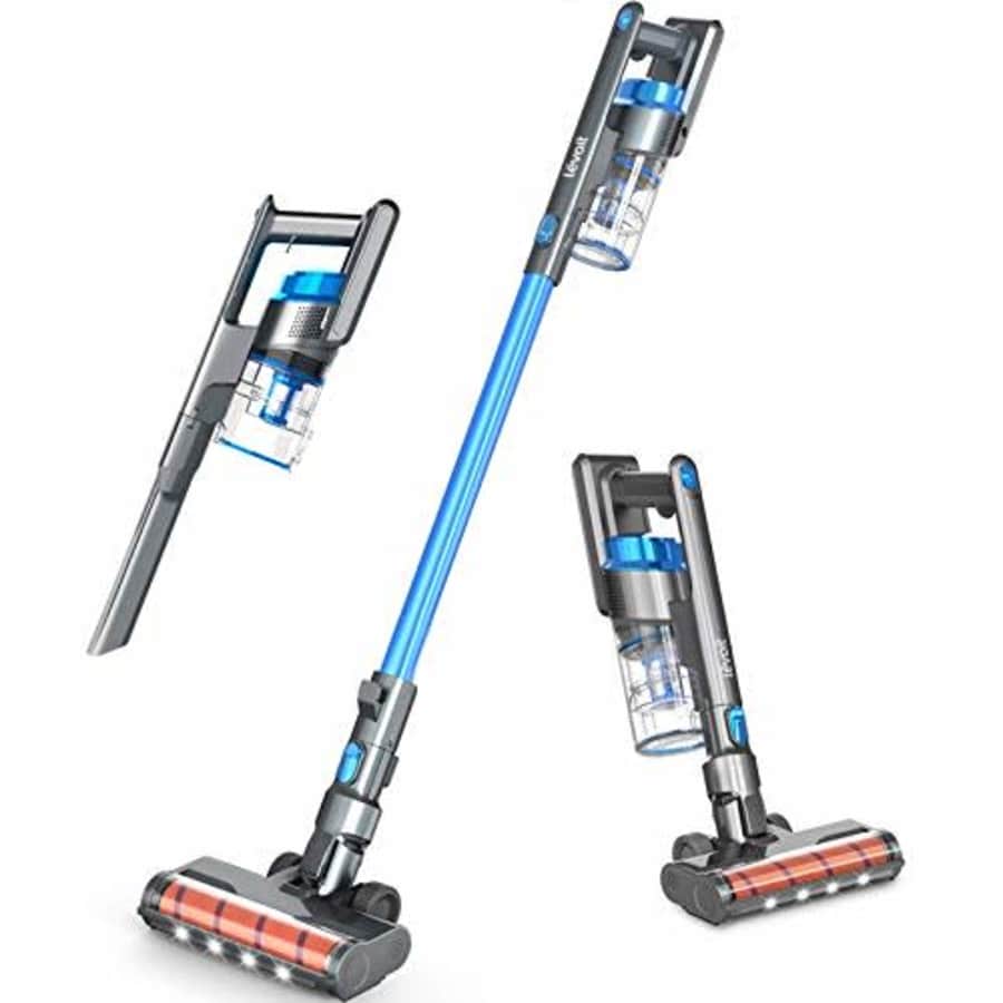 LEVOIT Cordless Vacuum, Ultra Lightweight 4 in 1 Stick Cleaner with Full-Size LED Light, for $119