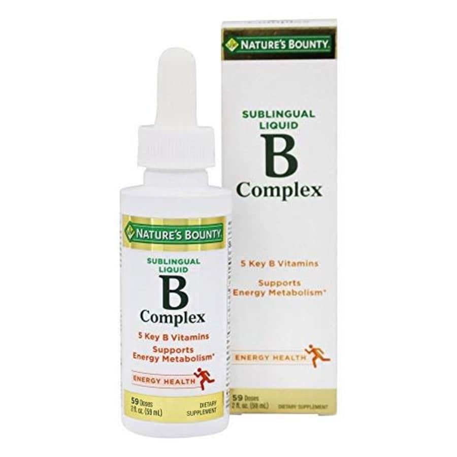 Nature's Bounty B Complex with B12 Sublingual Liquid Fast Acting Dietary Supplement 2 FL OZ for $5 Nature's Bounty B Complex with B12 Sublingual Liquid Fast Acting Dietary Supplement 2 FL OZ for $5