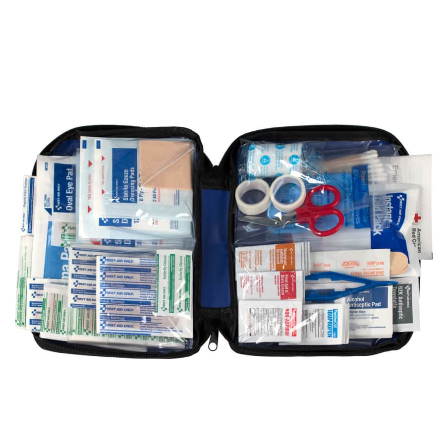 First Aid Only 260-Piece First Aid Kit w/ Fabric Pouch for $13