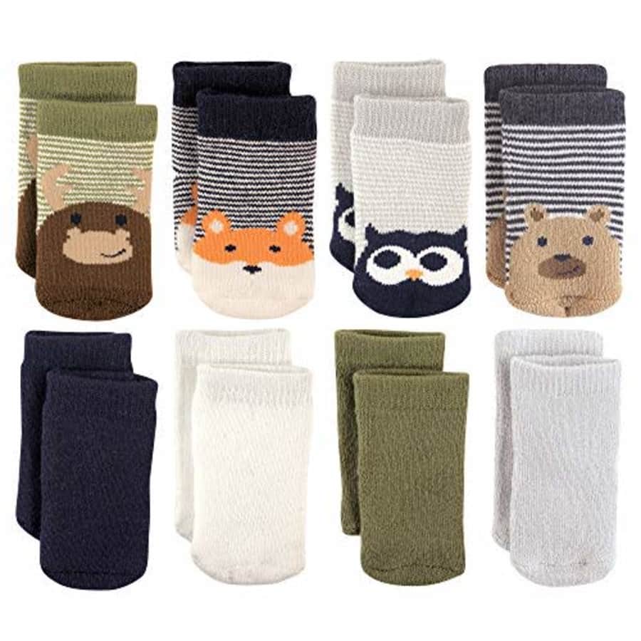 Luvable Friends Unisex Baby Fun Essential Socks, Fox Owl, 12-24 Months for $10