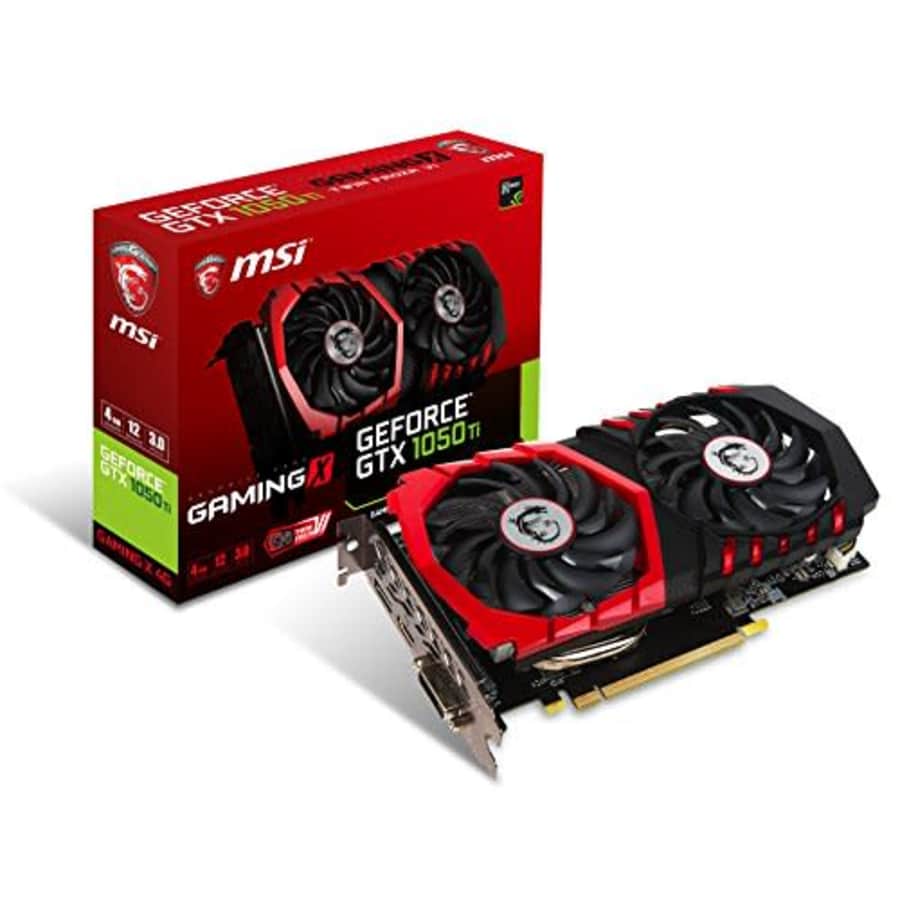 MSI GeForce GTX 1050 Ti Gaming X 4G 4GB Graphics Card for $250 after rebate MSI GeForce GTX 1050 Ti Gaming X 4G 4GB Graphics Card for $250 after rebate