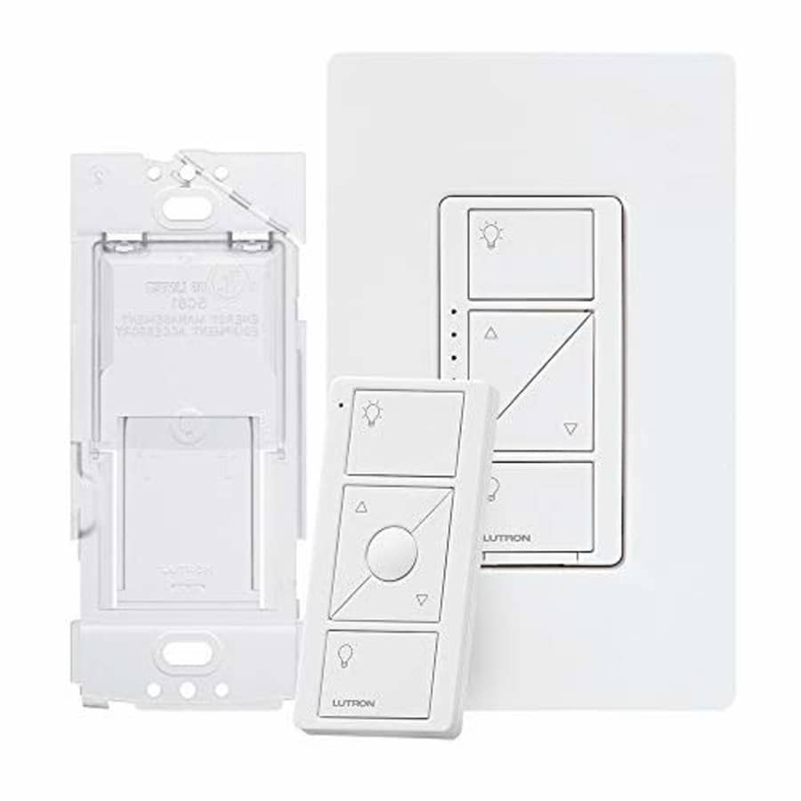 Lutron Caseta Smart Home Dimmer Switch and Pico Remote Kit, Works with Alexa, Apple HomeKit, and for $70