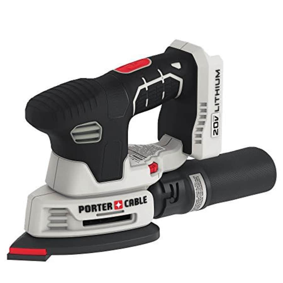PORTER-CABLE 20V MAX Sheet Sander, Tool Only (PCCW201B) for $97 PORTER-CABLE 20V MAX Sheet Sander, Tool Only (PCCW201B) for $97