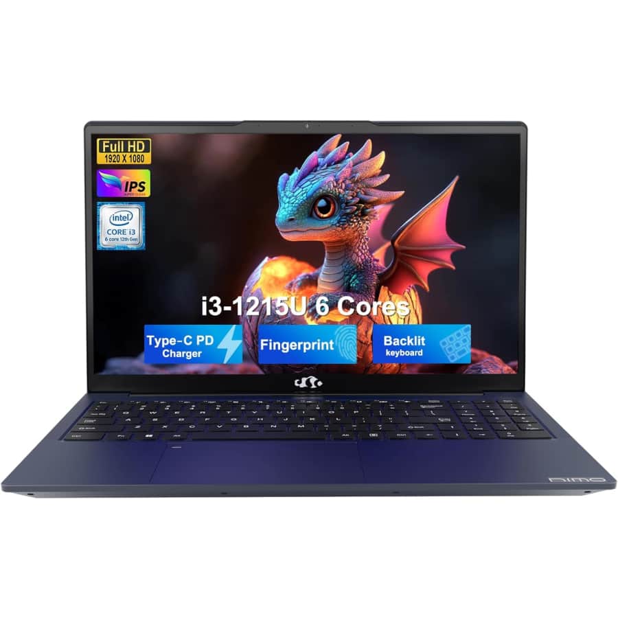 Nimo N154 12th Gen. i3 15.6" FHD IPS Laptop for $348