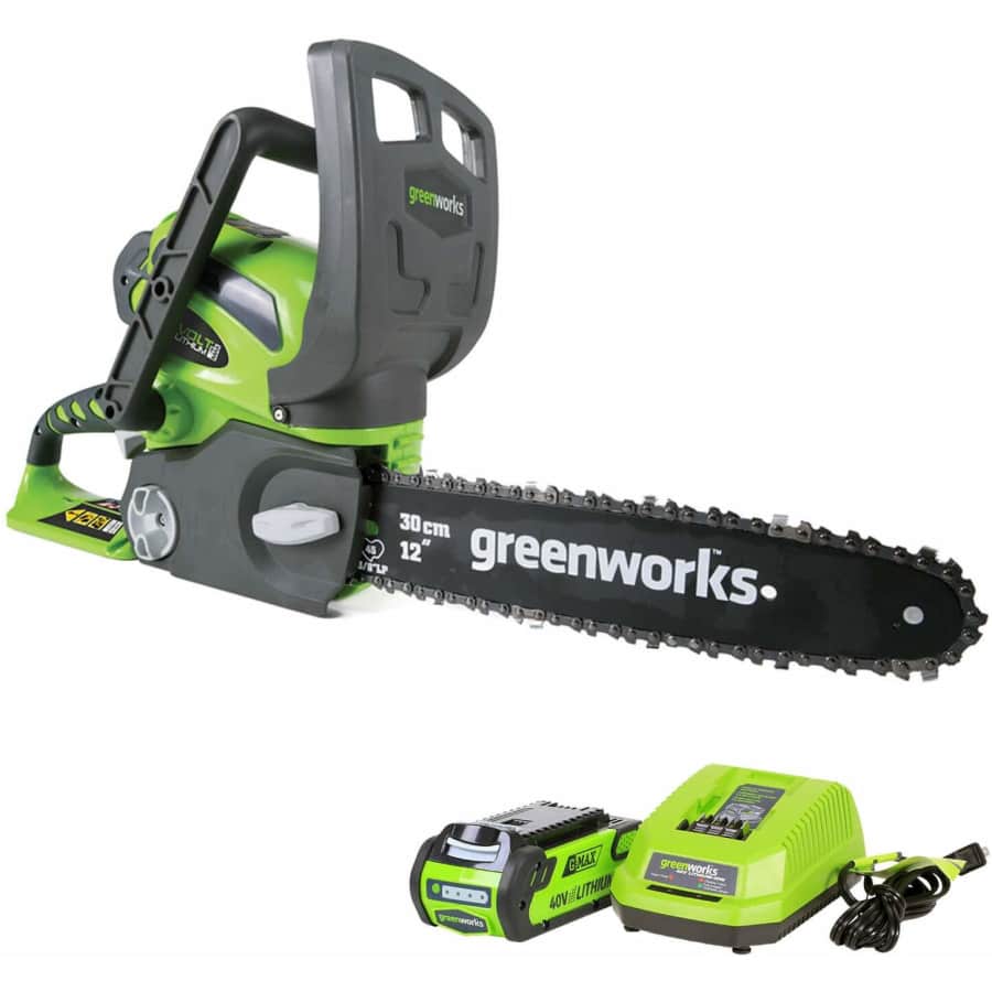 Greenworks 12" 40V Cordless Chainsaw w/ Battery and Charger for $93 w/ Prime Greenworks 12" 40V Cordless Chainsaw w/ Battery and Charger for $93 w/ Prime
