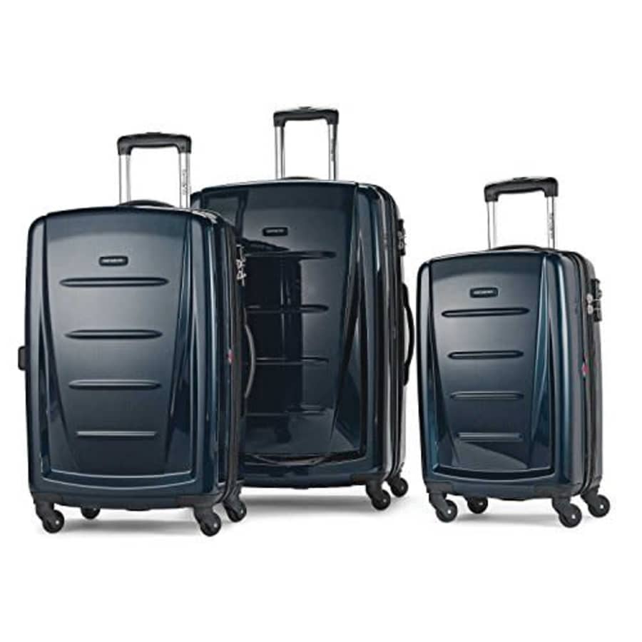 Samsonite Winfield 2 Hardside Luggage with Spinner Wheels, Teal, 3-Piece Set (20/24/28) for $400