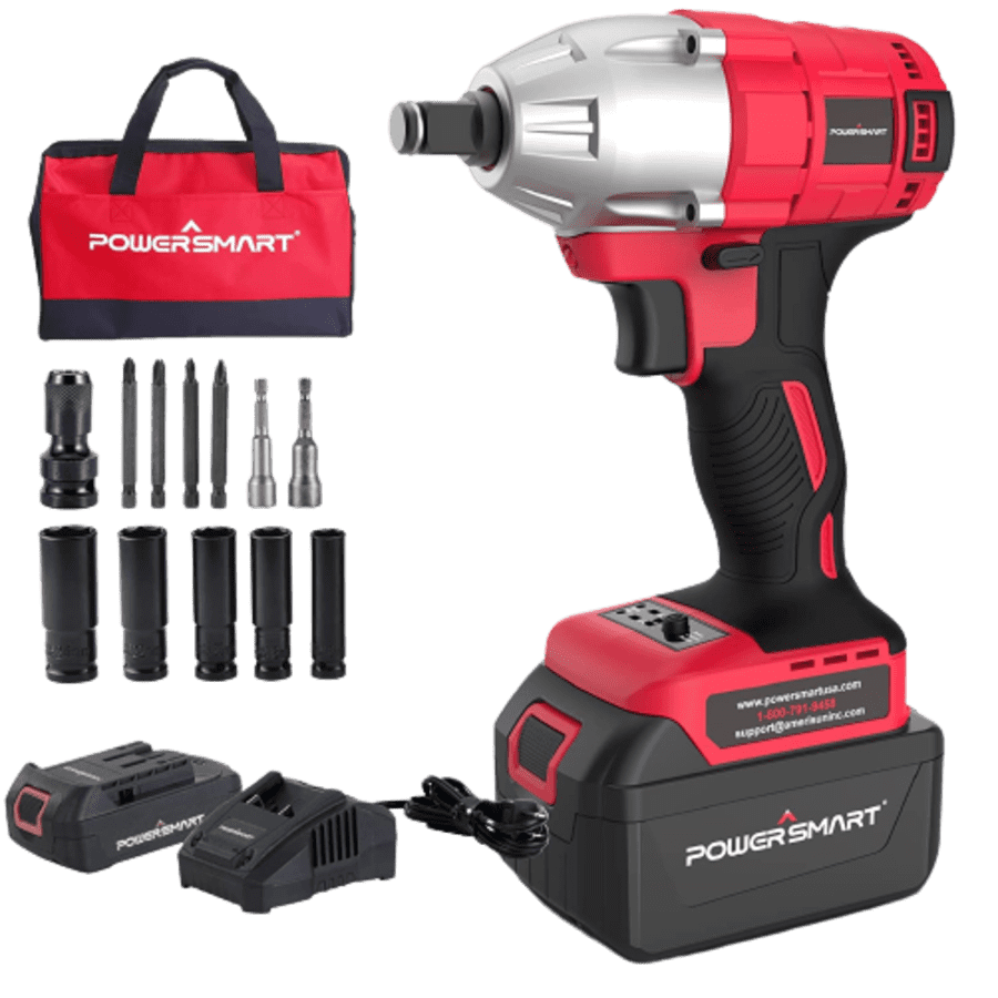 PowerSmart 20V 1/2" Impact Wrench for $80 PowerSmart 20V 1/2" Impact Wrench for $80