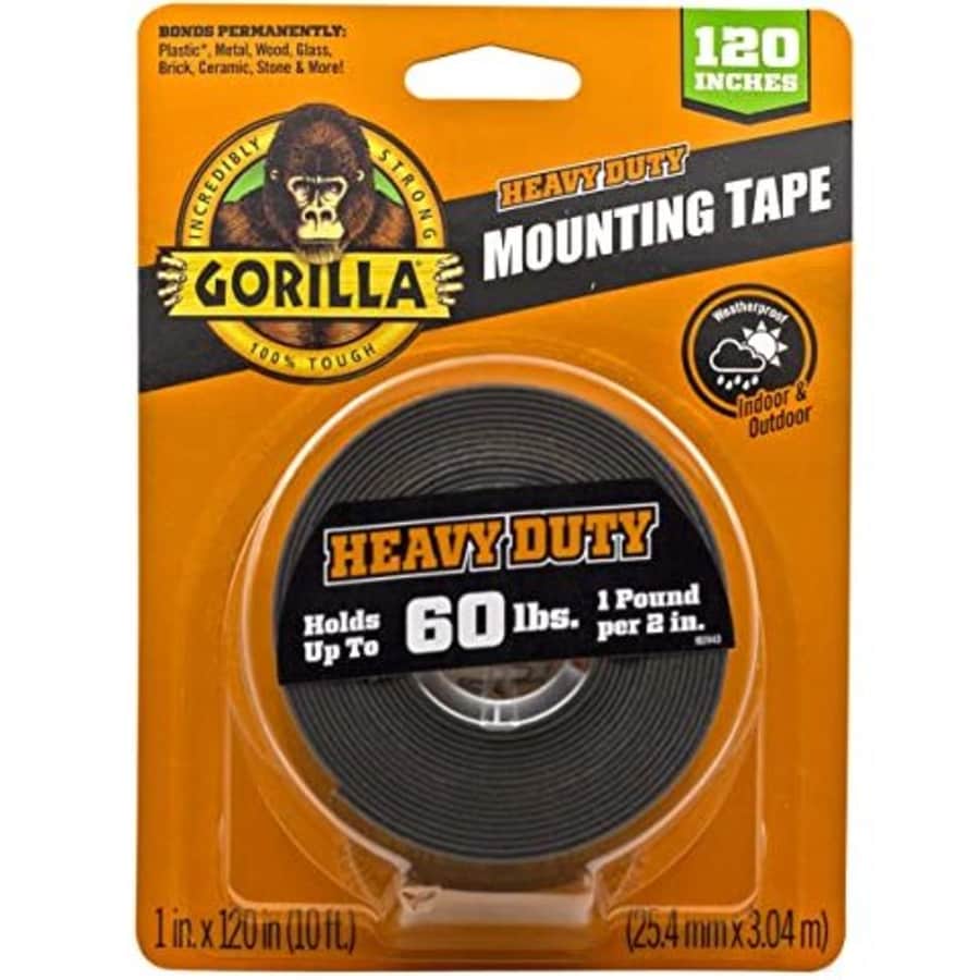 Gorilla Heavy Duty Double-Sided Mounting Tape 120" Roll: $8.17 via Sub & Save Gorilla Heavy Duty Double-Sided Mounting Tape 120" Roll: $8.17 via Sub & Save