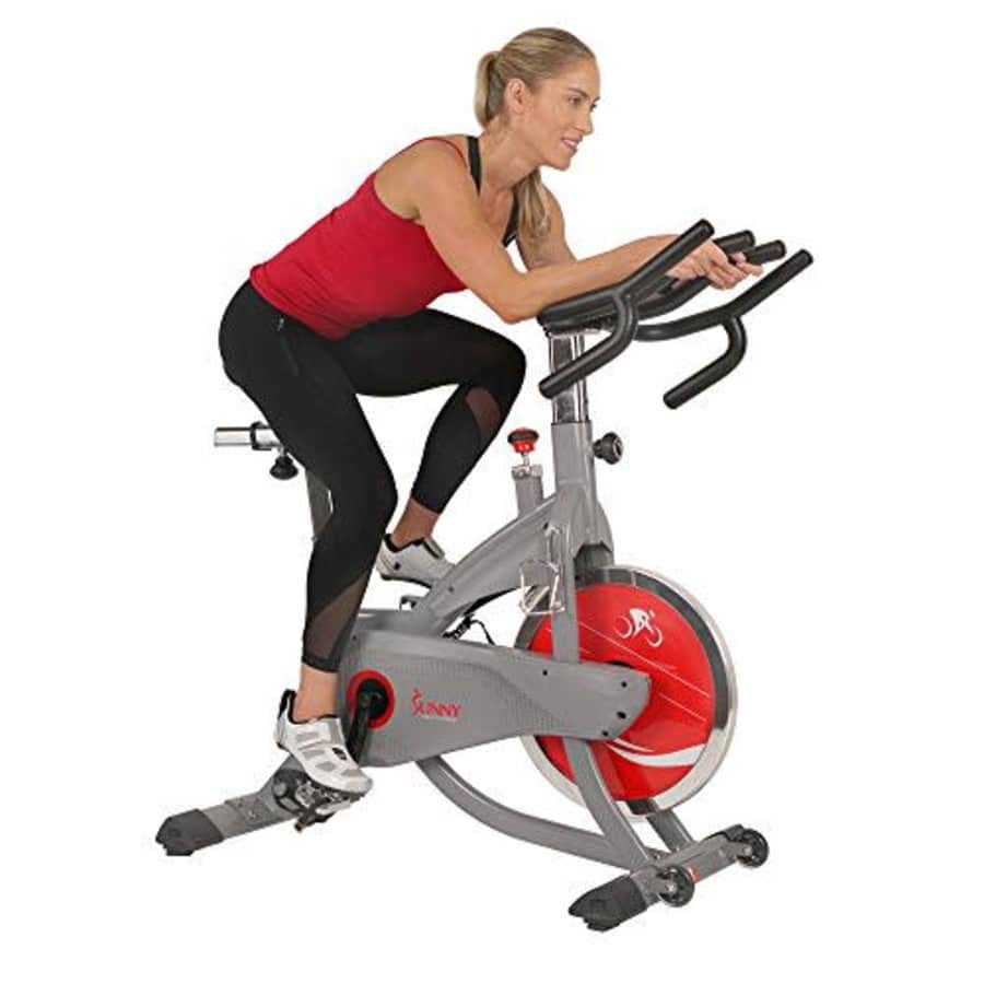 Sunny Health & Fitness AeroPro Indoor Cycling Exercise Bike with 44 LB Flywheel and Magnetic for $220 Sunny Health & Fitness AeroPro Indoor Cycling Exercise Bike with 44 LB Flywheel and Magnetic for $220
