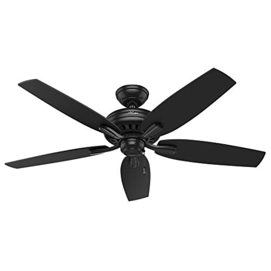 Hunter Fan Hunter Newsome Indoor / Outdoor Ceiling Fan with Pull Chain Control, 52", Black for $230