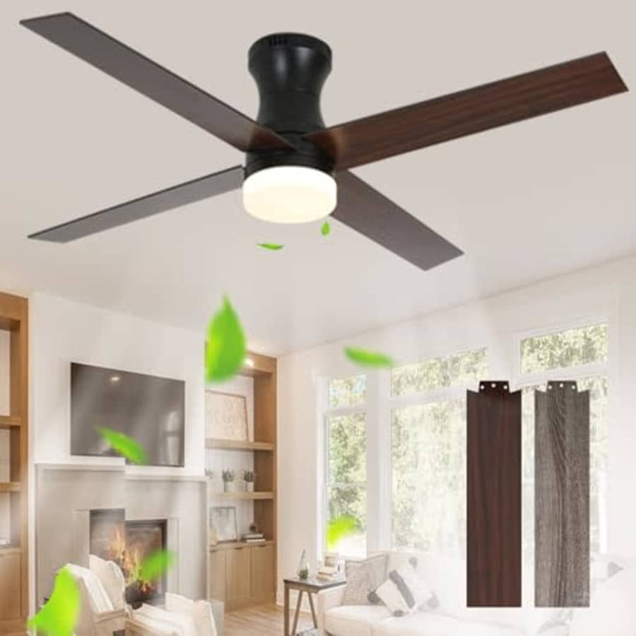 Xermei 52" Low Profile Ceiling Fan for $65
