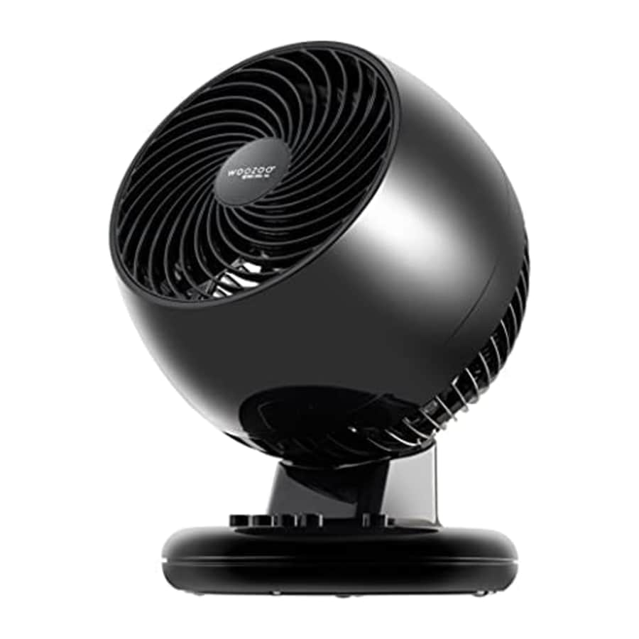 IRIS USA WOOZOO Fan, Oscillating Desk Fan, Table Air Circulator, Fan for Bedroom, 3 Speeds, 74ft for $50 IRIS USA WOOZOO Fan, Oscillating Desk Fan, Table Air Circulator, Fan for Bedroom, 3 Speeds, 74ft for $50