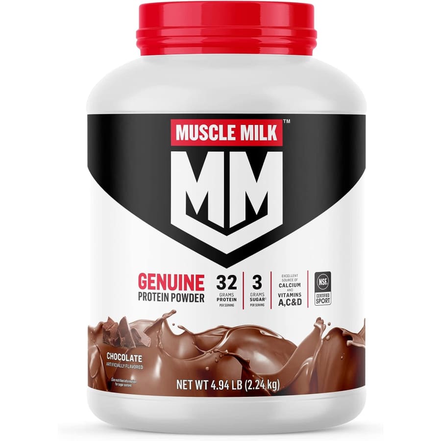 Muscle Milk Genuine Protein Powder 32-Serving Tub for $36 via Sub & Save Muscle Milk Genuine Protein Powder 32-Serving Tub for $36 via Sub & Save