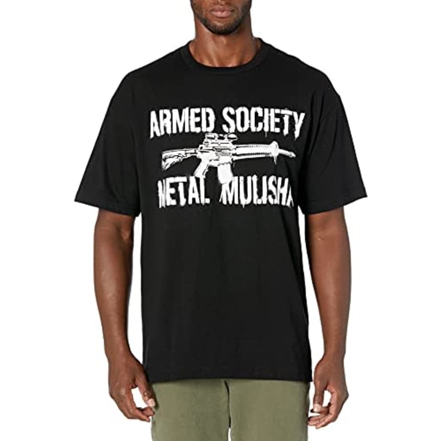 Metal Mulisha Men's Armed Tee Shirt Black, Medium for $23 Metal Mulisha Men's Armed Tee Shirt Black, Medium for $23