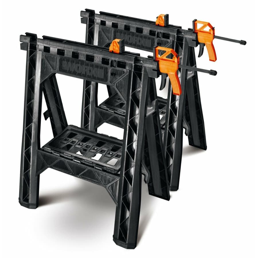 Worx Clamping Sawhorse w/ Bar Clamp 2-Pack: $55 Worx Clamping Sawhorse w/ Bar Clamp 2-Pack: $55