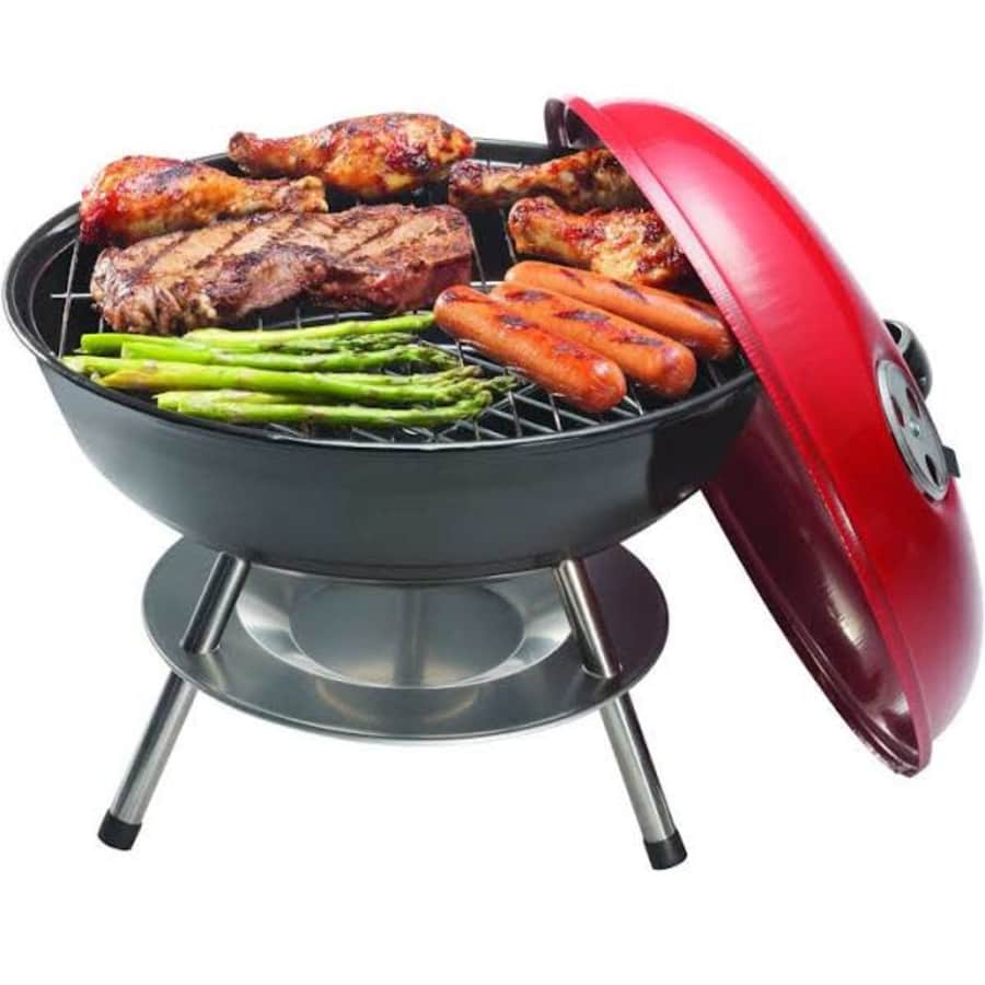 Ovente 14" Portable Charcoal Grill w/ Dual-Venting System for $23 in cart