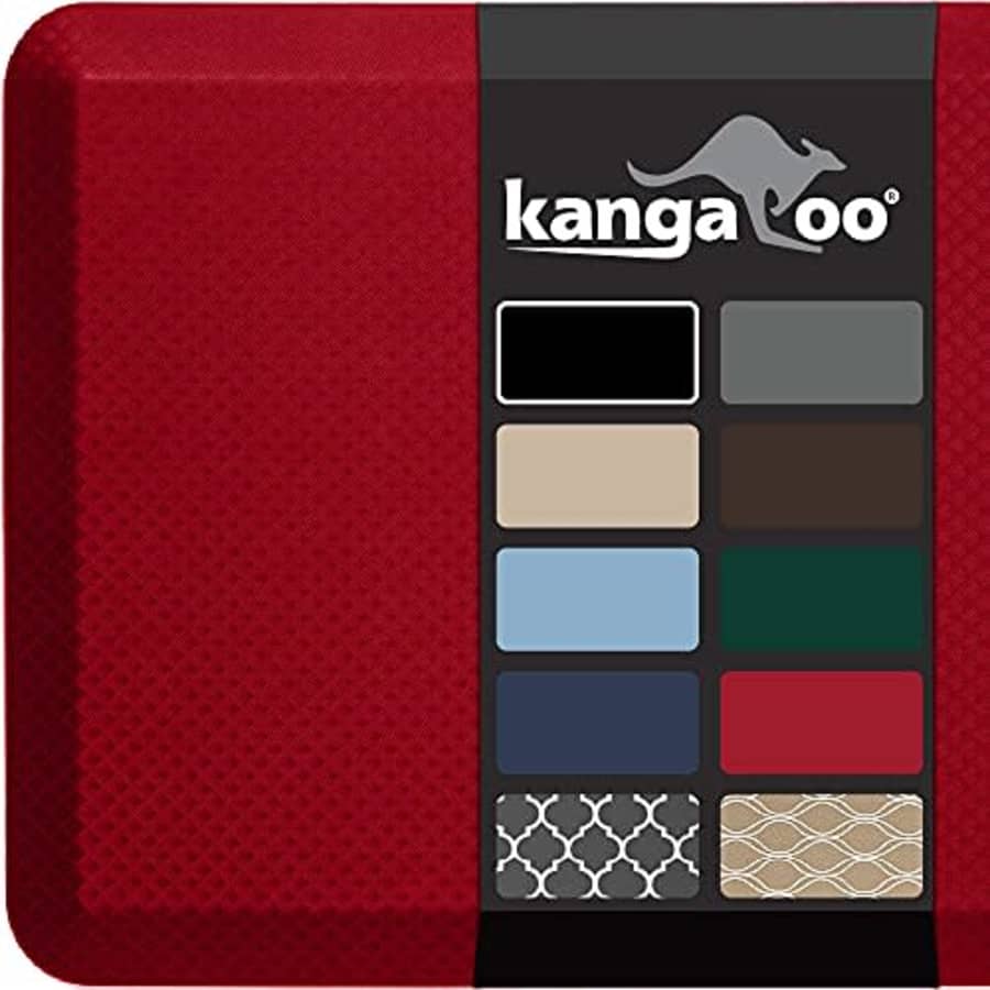 Kangaroo Original 3/4 Inch Thick Superior Cushion, Stain Resistant Kitchen Rug and Anti Fatigue for $63 Kangaroo Original 3/4 Inch Thick Superior Cushion, Stain Resistant Kitchen Rug and Anti Fatigue for $63