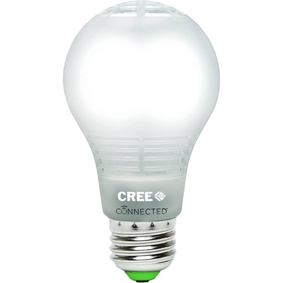 Cree Connected 60W-Equiv. Daylight A19 LED Light Bulb 6-Pack for $19 Cree Connected 60W-Equiv. Daylight A19 LED Light Bulb 6-Pack for $19