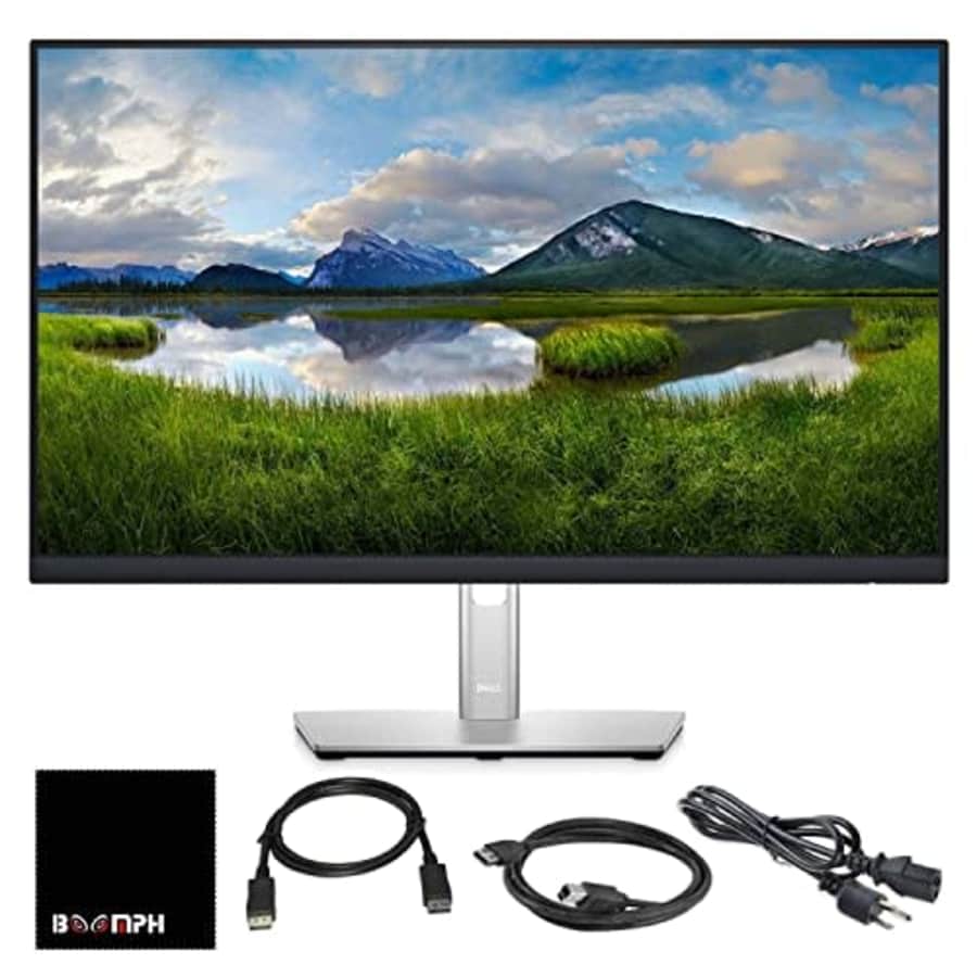 Dell P2422H 24" 16:9 IPS Computer Monitor Screen with Display Port Cable and USB 3.0 Upstream Cable for $220