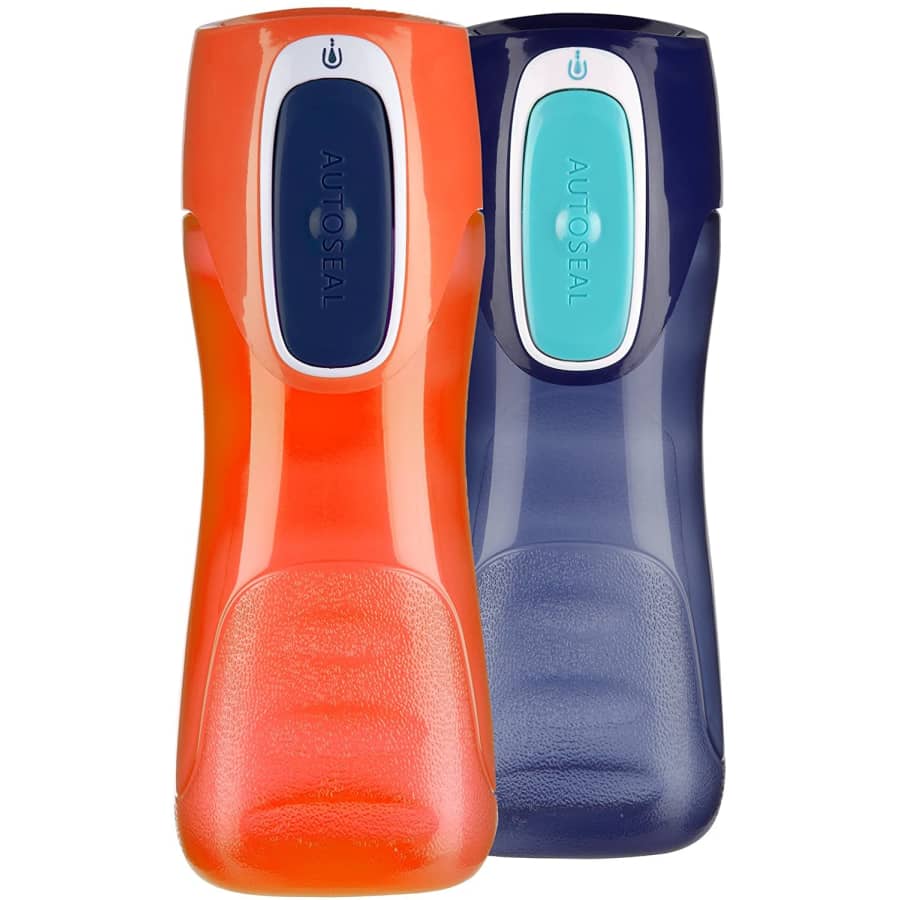 Contigo Autoseal Trekker Kids' 14-oz. Water Bottle 2-Pack for $8