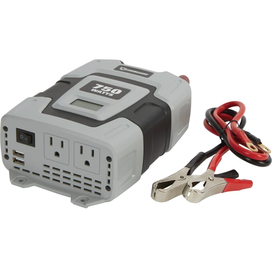 Strongway 750W Power Inverter w/ Cables for $42