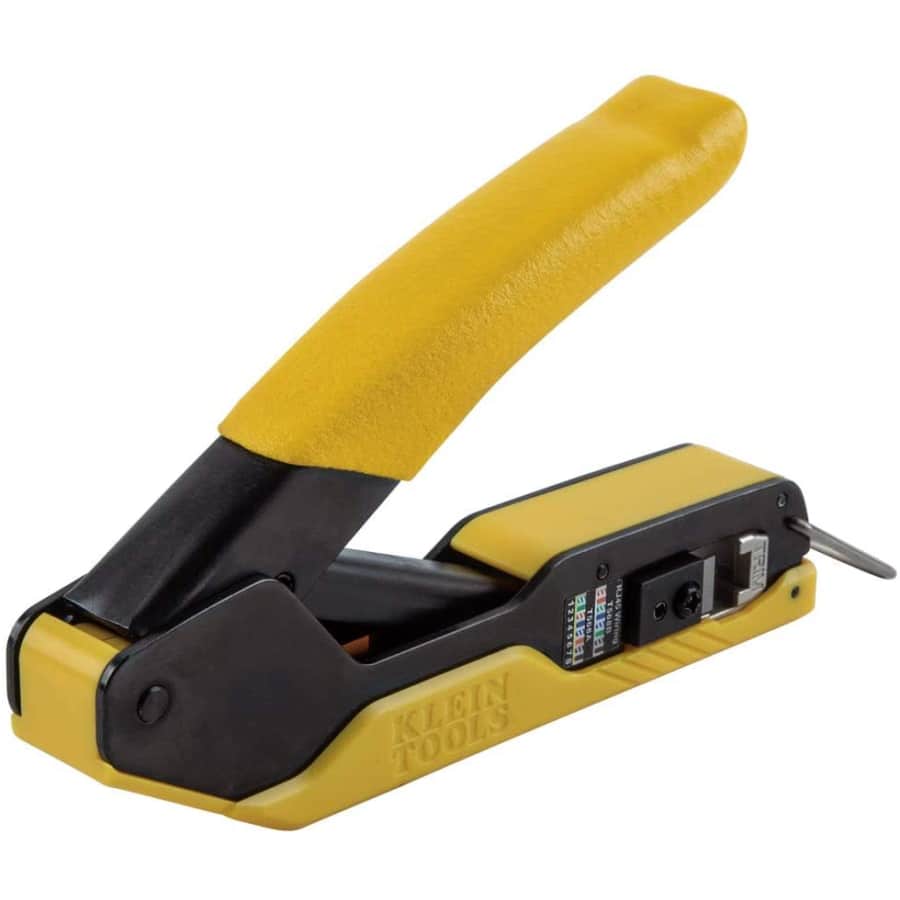 Klein Tools Compact Pass-Thru Modular Crimper for $33