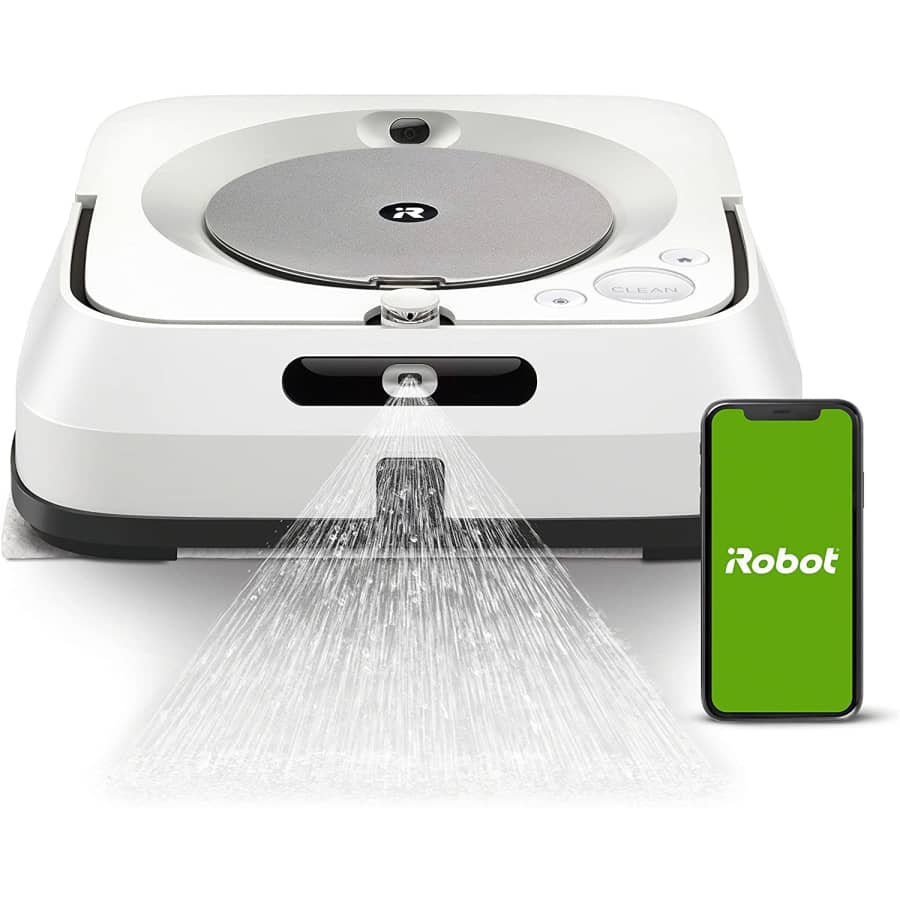 iRobot Braava Jet M6 Ultimate WiFi Robot Mop: $80 iRobot Braava Jet M6 Ultimate WiFi Robot Mop: $80