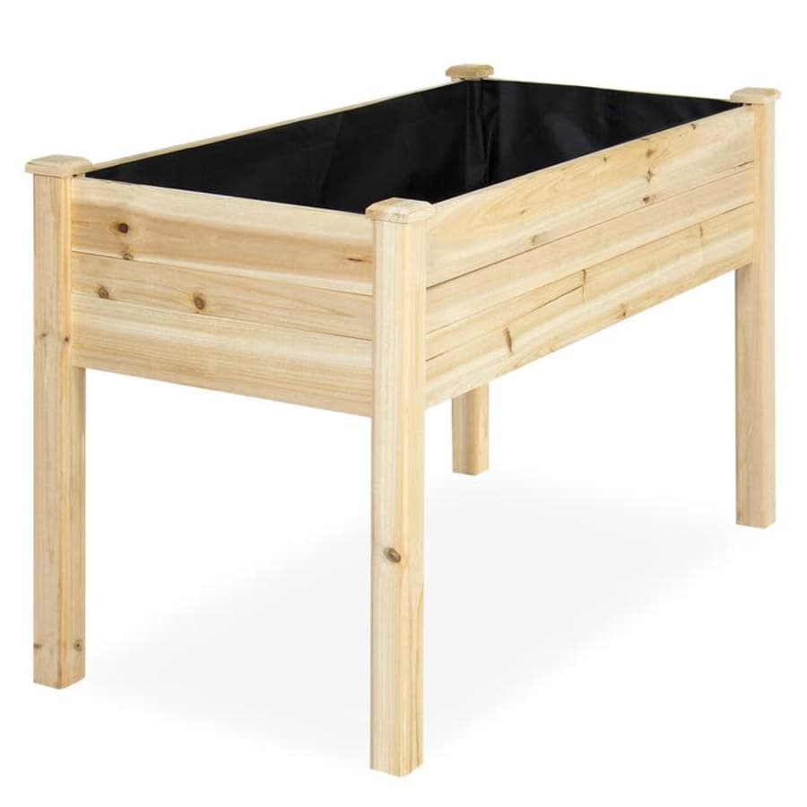 Best Choice Raised Wood Planter Stand for $65 Best Choice Raised Wood Planter Stand for $65