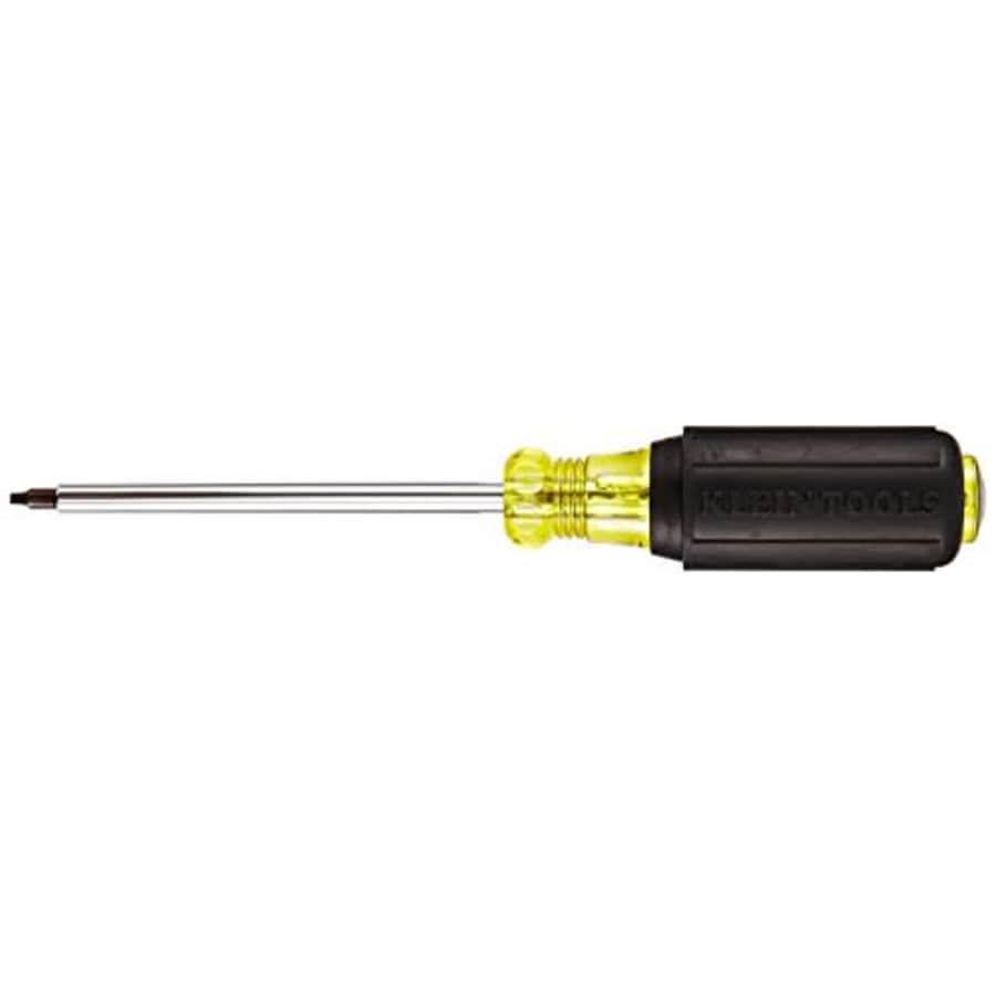 Klein Tools 661 Screwdriver, #1 Square Recess Tip with 4-Inch Round Shank for $9