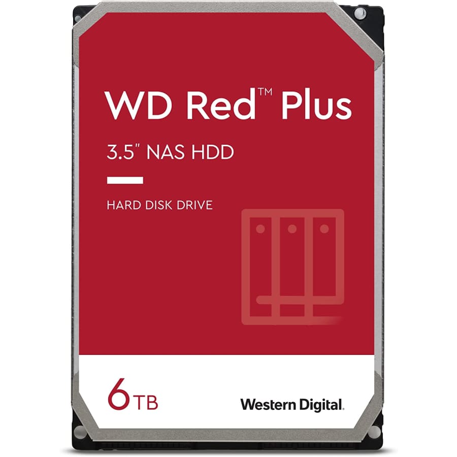 Western Digital 6TB WD Red Plus NAS Internal Hard Drive for $157 Western Digital 6TB WD Red Plus NAS Internal Hard Drive for $157