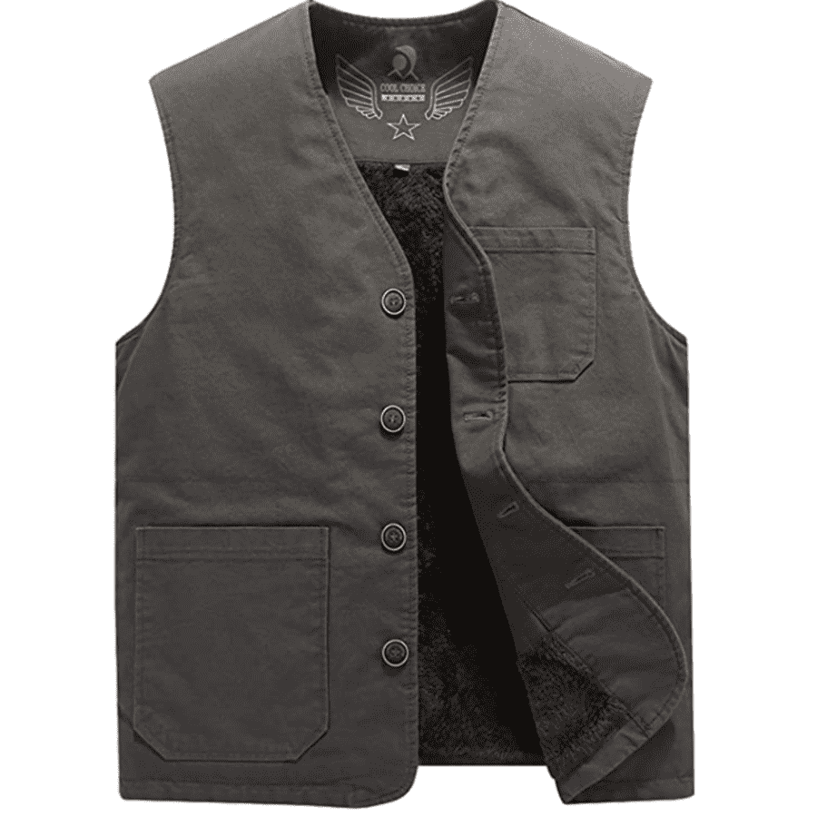 XinYangNi Men's Padded Puffer Vest for $12