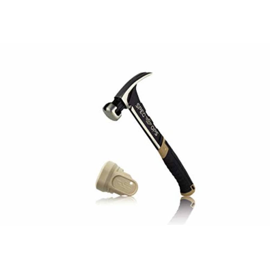 Spec Ops - SPEC-M20SF-S Tools Nailing Hammer, 20 oz, Rip Claw, Smooth Face, Soft Mallet Face, for $22 Spec Ops - SPEC-M20SF-S Tools Nailing Hammer, 20 oz, Rip Claw, Smooth Face, Soft Mallet Face, for $22